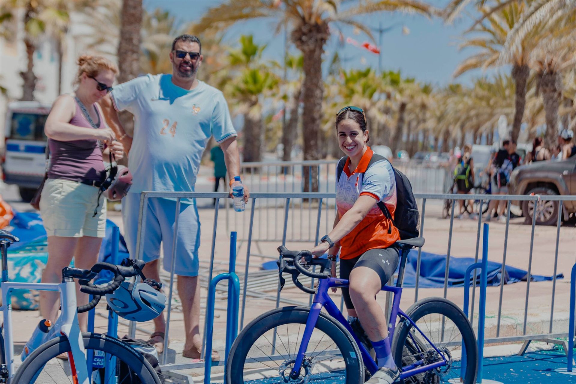 En selle avec le maillot tunisien
